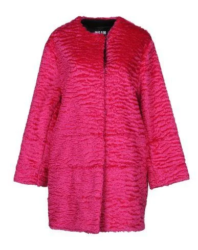 Msgm Women Faux fur Garnet 8 UK